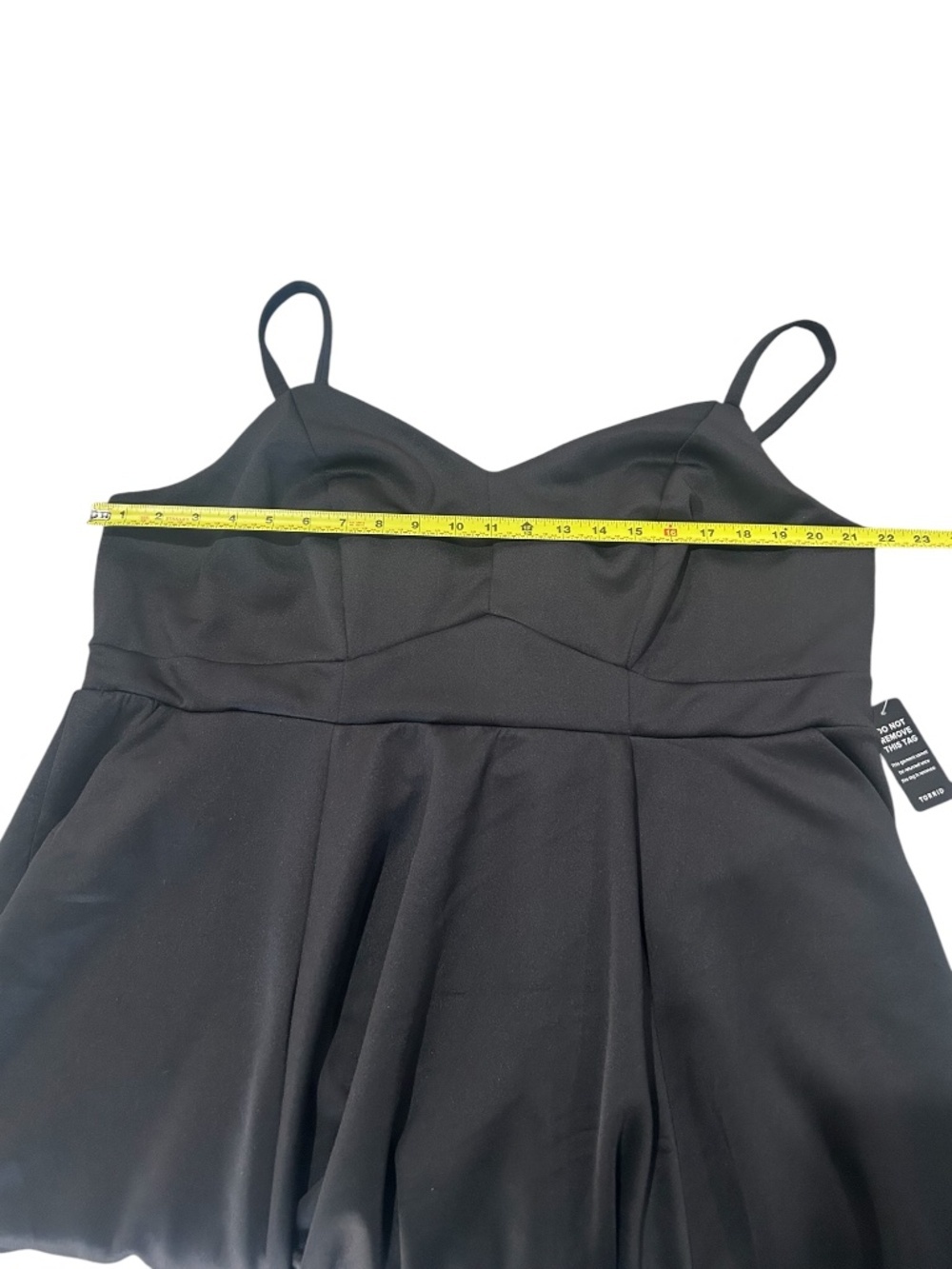 Torrid Mini Scuba Lace Up Fit-And-Flare Black Mini Dress Corset NWT 3X (22-24) - Picture 9 of 13